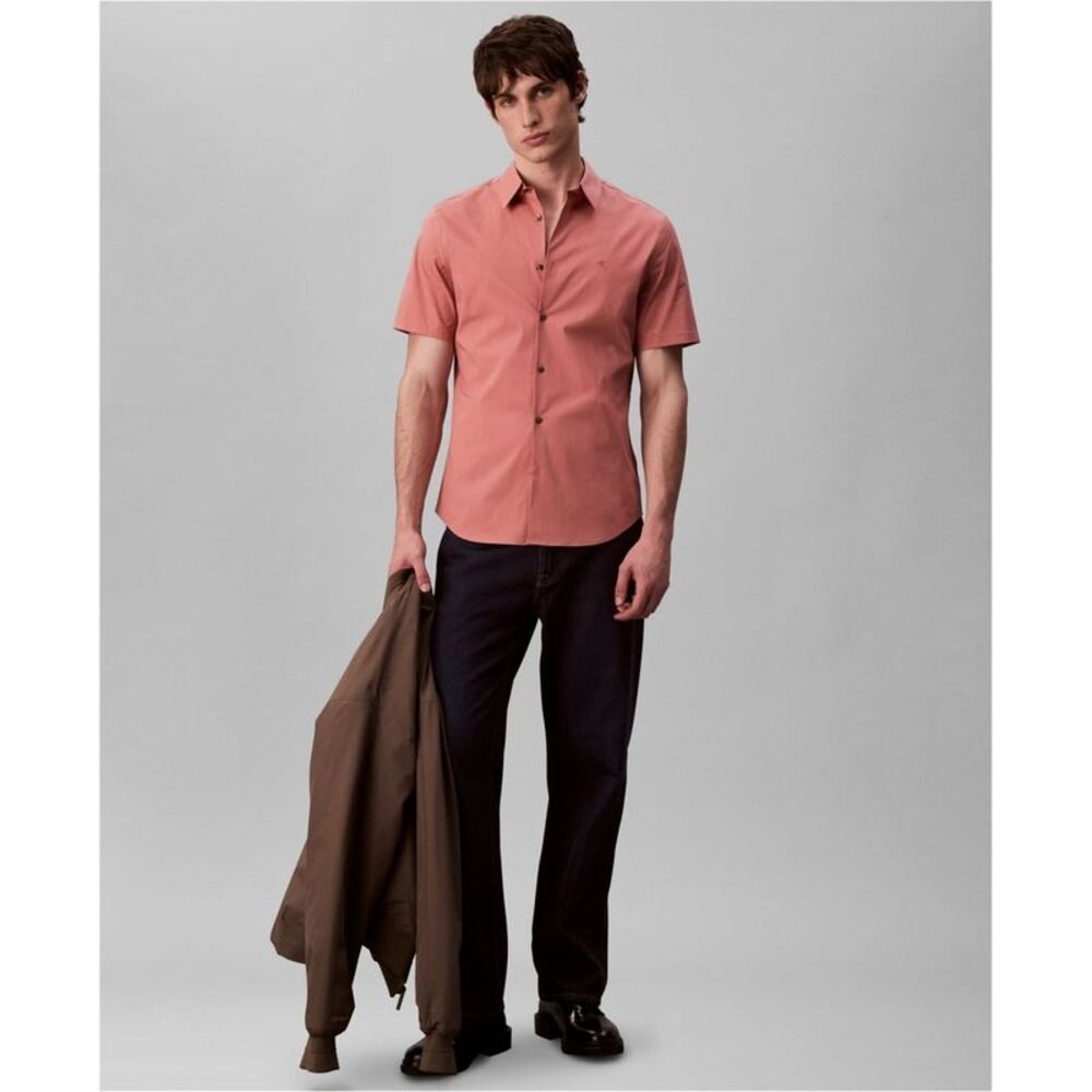 Calvin Klein Mens Slim Button Up Shirt, NWT